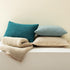 Pack 1 Decor,12x20 Inch MIULEE Textured Boucle Throw Pillow Cover Teal Accent Solid Lumbar Spring Pillow Case