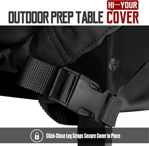 40" 32" 420D Outdoor Prep Table Cover Fits Royal Gourmet Double-Shelf & Keter Unity Portable Cart Waterproof Heavy Duty