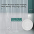 AmazerBath Plastic Shower Curtain Clear Premium PEVA, Heavy Duty 8G, 72x72 Inches with 3 Big Stones