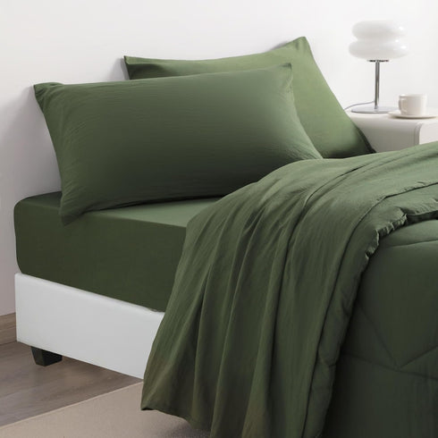 Set 5 Set, Set Set, NTBAY Twin Comforter with Sheets, Pieces Soft and Breathable Twin Bedding Twin Bed in a Bag, Down