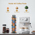 Coffee Pod Holder Organizer for Nespresso OriginalLine, Rotatable Countertop Storage for 40 Pods, Black
