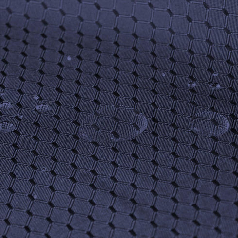 Tektrum Heavy Duty 70 inch Round Elegant Waffle Weave Tablecloth - Waterproof Stain Resistant (Navy Blue)