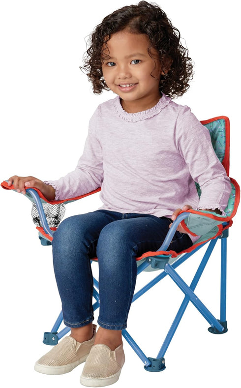 24M+ Lilo & Stitch Children's Chair Foldable Camp Chairs for Kids - Fold and Go Chair for Park, Sports or Patio