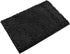 Non-Slip Bath Rug, Extra Soft Microfiber Bedroom Shag Carpet with Anti-Slip Backing, 12 x 24 Inches, Black