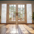 Buryeah 2 Pcs 36 x 78 Inches White Sheer Sidelight Curtain, French Door Sheer Curtains for Entry Door Foyer