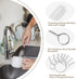 8 Pcs Bottle and Straw Cleaner Brush, Long Deep Nylon Brush with Bendable Stainless Steel Handles for Bottles and Pipes
