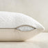 Pack 4 20 20 Inch Topfinel Cream White Boucle Pillow Covers of x Linen Cotton Backing Decorative Textured Accent Solid