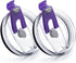 30oz Tumbler Lids, Replacement Lids for 30oz Yeti Tumbler, Ozark Trail, 2 Pack Spill Proof Lids, Dark Purple