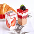 50 Pack 3 oz TOFLEN Square Mini Dessert Cups with Lids and Spoons Clear Plastic Dessert Shooter Cups for for Party