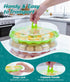 3 Pack 66-Slot Deviled Egg Container with Lid, Stackable Deviled Egg Platter with Handle, Egg Carrier Tray for Fridge
