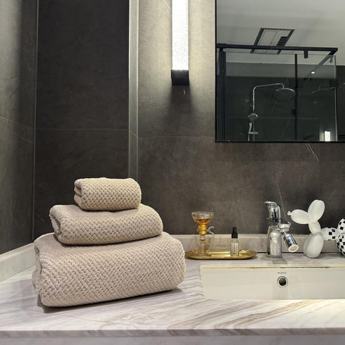 Set 30x60 Inches 6 Extra Large Bath Towels for Bathroom Super Soft Light Weight Quick Dry Microfiber Shower Towels