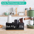 ALELION Coffee Cup Holder for Countertop, Wood Coffee Bar Accessories and Organizer for Cup Lid Stirrers