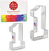 Ann Clark 2-Pc. Cookie Cutter Set, Made in USA, 3.25" & 4.5", Number 1