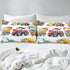 Set Set Erosebridal Kids Excavator Comforter Twin Size, Retro Truck Down Comforter for Boys Girls Teens, Tractor