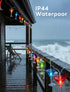 8.5Ft 10 Summer Multicolor Cocktail String Lights, Cocktail Plug in Outdoor Party Lights with LED Multicolor Cocktail