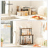 Countertop Countertop, BF02TL01 HOOBRO Kitchen Organizer, Moveable Corner Shelf, Desktop Storage Organizer for Office