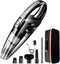 Handheld Vacuum Cordless, Portable Wet Dry Cleaner for Car Home, Pet Hair, Rechargeable 2200mAh Lithium Battery, 120W