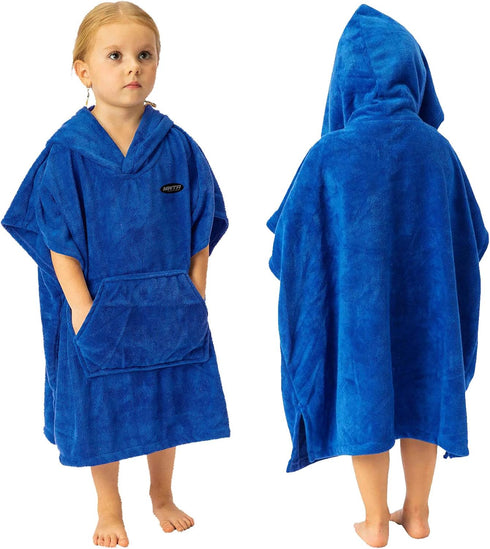 MWTA Surf Poncho Change Robe with Hood Thick Microfiber Wetsuit Changing with