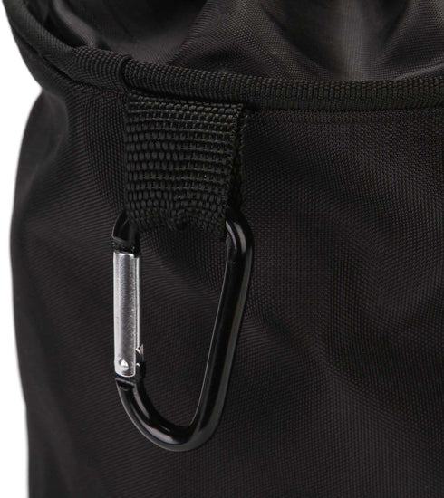 Clothespin Bag Hanging Clothesline Peg Organizer Storage Bags, Dust-proof (Black)