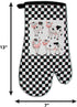 Oven Mitt and Potholder Kitchen Set, 3 Piece Laughing Cows Accessory, Waterproof Oven Glove and Tea Towel