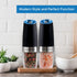 Gravity Electric Salt and Pepper Grinder Set, Battery Operated Shakers, Ideal Gifts for Cooking and Grilling