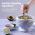 LIUHER Set, 150ml, (6"*H3-1/2) Marble Mortar and Pestle Spice Grinder, Herb Ginder, Unpolished Marble Spice Crusher