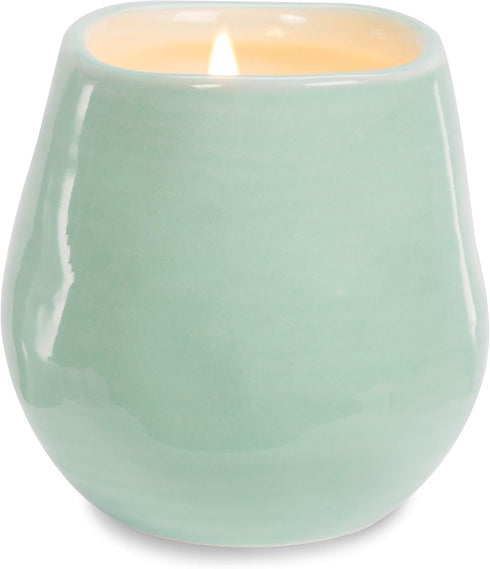 Pavilion Gift Company Dandelion Wishes Ceramic Soy Candle, Nanas Make Wishes Come True, 77148