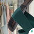 Black Clothes Hanger Grips, 10000 Pack Non-Marking Silicone Non Slip Rubber Hanger Grips, Durable Nonslip Strips.