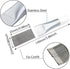 1Pcs Stainless Steel Air Conditioner Fin Comb AC Condenser Fin Straightener Cleaner Evaporator Radiator Fin Cleaning Tool.