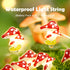 Libreath 10FT 30LEDs Mushroom Decor Mushroom String Lights Princess Fairy Light Room Decor Battery Powered for Spring