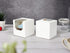 Individual White Cupcake Boxes with Window and Inserts, 15 Count Pre-Assembled Auto-Popup for Wedding Baby Shower