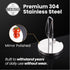 5-Year Single Hand Tear Paper Towel Holder, Anti-Slip Kitchen Towels Stand, Adjustable for Various Roll Sizes, Super