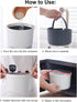 Microwave Rice Cooker - Microwave Rice and Pasta Cooker with Spoon, Easy Cooking or Reheating Set, Red
