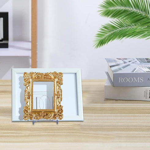 Acrylic Plate Stands, Adjustable Picture Frame Display Holder, Clear Easel Stand for Home Office, Festival Party