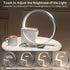 Dimmable Snooze,10 Vivilumens Sunrise Digital Alarm Clock, White Noise Sound Machine, Sleep Aid Timer with USB Port