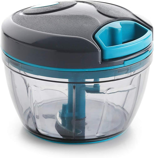 SIGNORAWARE Manual Food Processor, Vegetable Chopper - Easy Pull Hand String, Portable Stainless Steel Chopper with