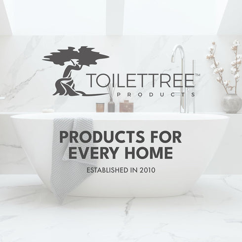 7.5" 9" 20.5") ToiletTree Products Modern Deluxe Freestanding Toilet Brush and Plunger Combo (Black - x x