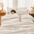5 Set, Set MUXHOMO Pieces Twin Comforter Soft Bed in a Bag Twin Size, All Season Bedding with Comforter, Flat Sheet