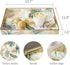 Chic Serving Tray with Golden and Green Leaf Design for Home