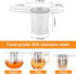 Tea Infuser, Evmliy Stainless Steel Tea Strainer Sitting in Mugs, Tea Infusers for Loose Tea, Tea Diffuser Long-Handled Tea Strainers Tea Filters, Loose Leaf Tea Steeper for Herbs Spices by Evmliy