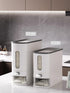 12 Lbs,Large IEEK Rice Dispenser Cereal Dry Food Storage Containers Rice Storage Container Sealed Moisture Proof