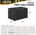 52 Inch 52 inch 52"L 22"W 36"H Outdoor Prep Table Cover with Split Zipper for Keter Unity XL Portable Outdoor Table