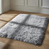 IR Imperial Rooms 4x6 Feet Grey Luxury Area Rug, Soft Fluffy Shaggy Carpet for Living Room, Non-Slip Home Decor