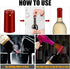 40 count 40 PVC heat shrink capsules matte black and Pcs bottle seal cork, wine shrink wrap sleeves caps tops wine