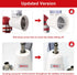 Updated Slicer/Shredder Attachments for KitchenAid Stand Mixers, Cheese Grater Attachment with 4 Blades