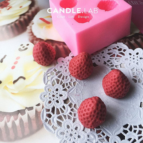 3D Full-size Strawberry Silicone Mold, Large Mold for Fondant, Cake Decorating, Chocolate, Candy