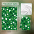 FUTBU Set 2 18x26 Inch St. Patrick's Kitchen Towels, Green Clover Shamrock Dish Towels of for Bathroom Decorations