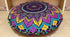 22 Inches Round Mandala Floor Pillow Cover Seating Cushion Throw Cover Ottoman Pouf Cover Pom Pom Pillow Cases Hippie