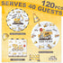Celee Set 40 Construction Birthday Party Decorations - Construction Party Decorations, Plates, and Napkins for Guests