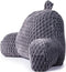 GRASS BROOK Faux Fur Reading Pillow for Bed Adults, Ultra Soft Plush Floor Backrest